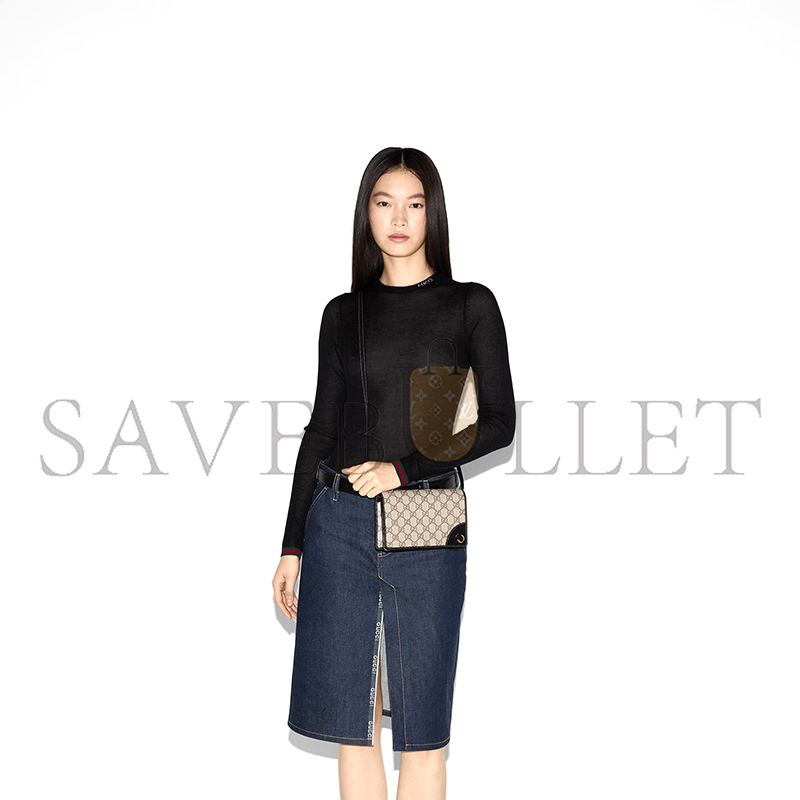 g*u*i gg emblem S*per mini shoulder bag 820688 (20*12.5*5cm)